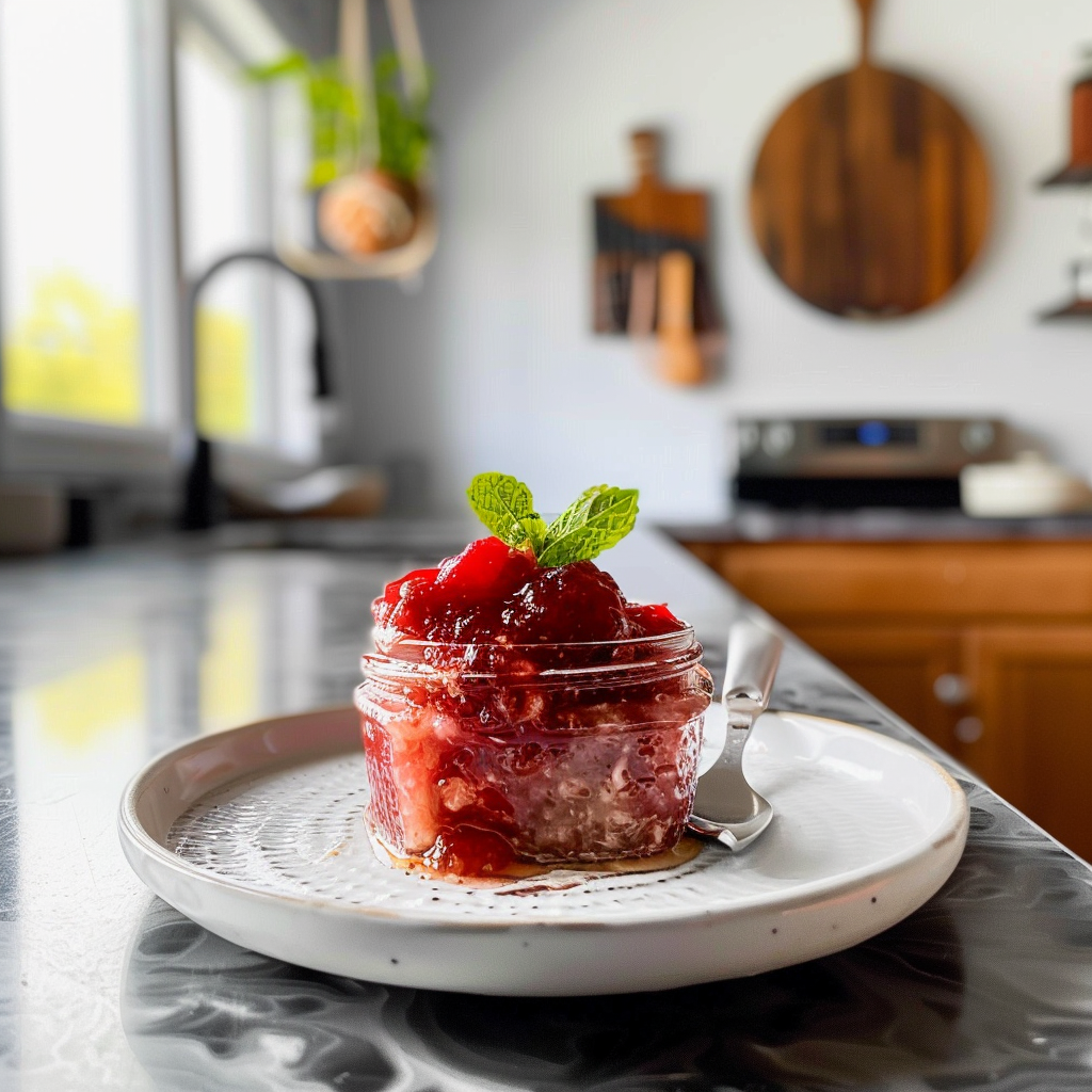 Rhubarb Vanilla Compote