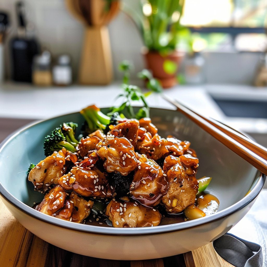 Honey Sesame Chicken Plate