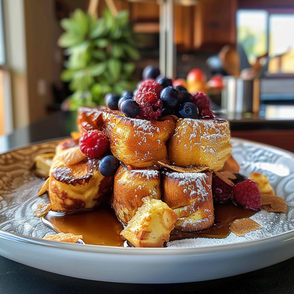 Delicious Hawaiian Roll French Toast