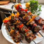 Delicious Grilled Steak Kebabs