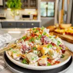 Loaded Potato Salad Close-Up