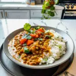 Coconut Curry Lentils Dish