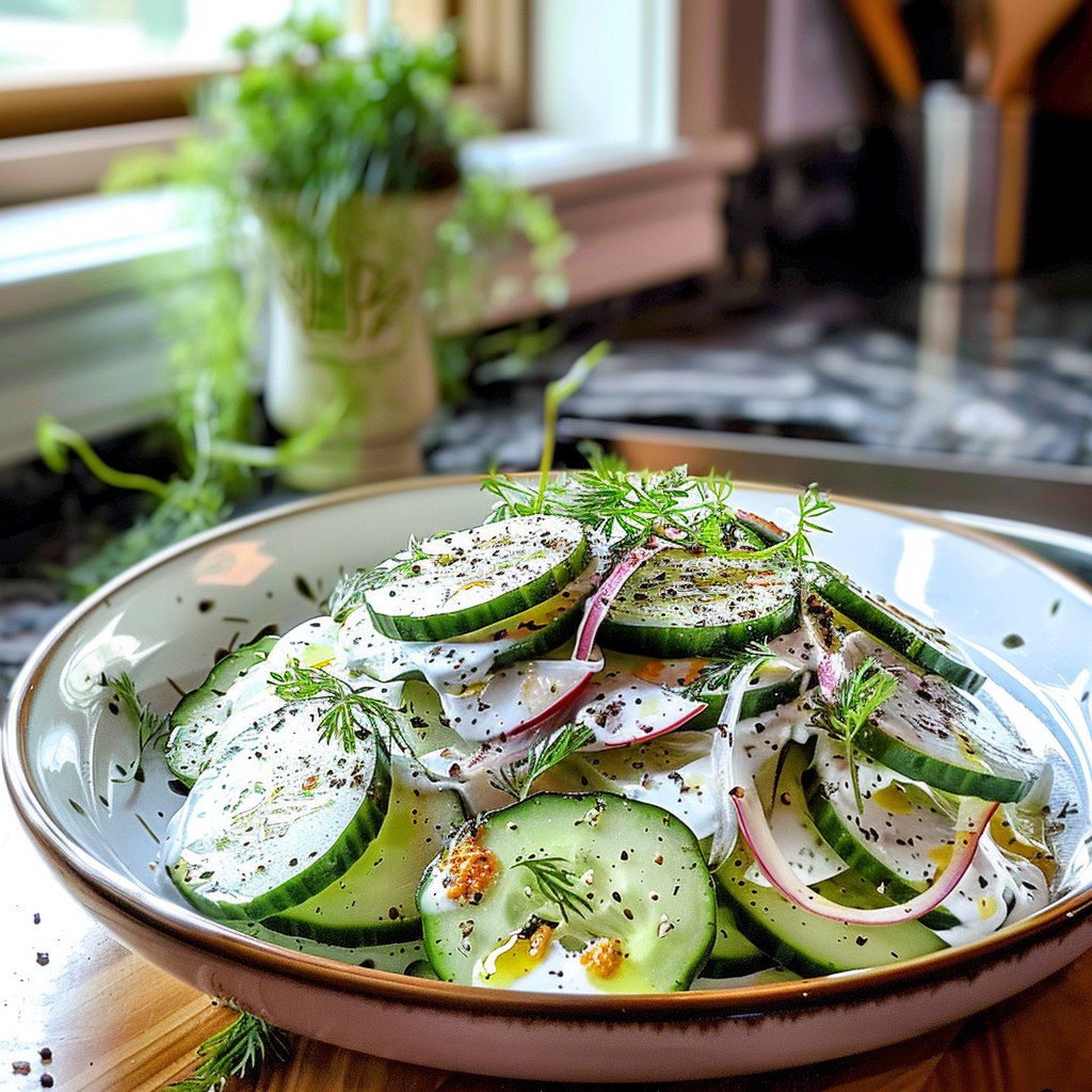 Creamy Cucumber Salad