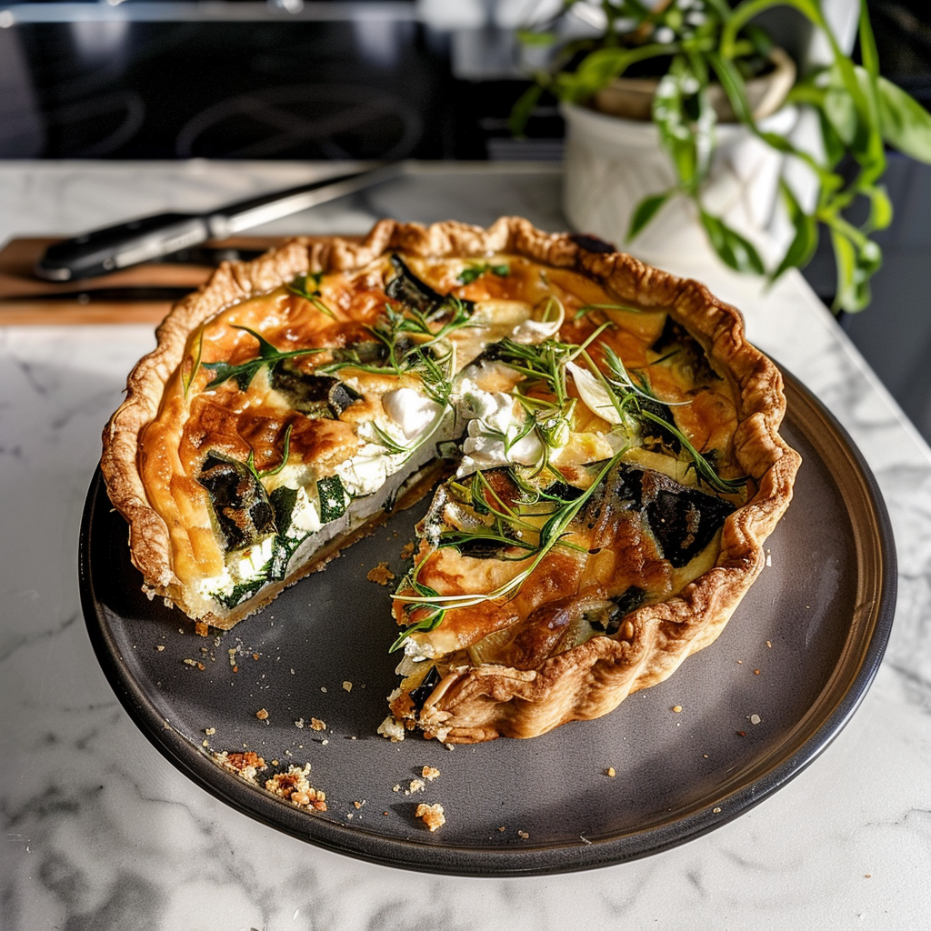 Spring Vegetable Quiche