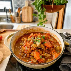 Delicious Lentil and Vegetable Stew