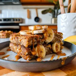 Peanut Butter Banana Breakfast Bake