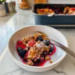 Mixed Berry Crisp Fresh Out of the Oven