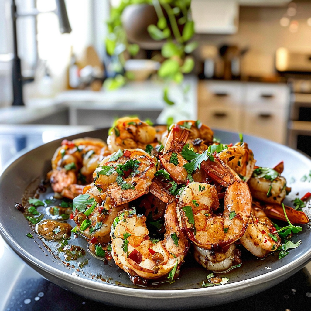 Chili Lime Shrimp Dish