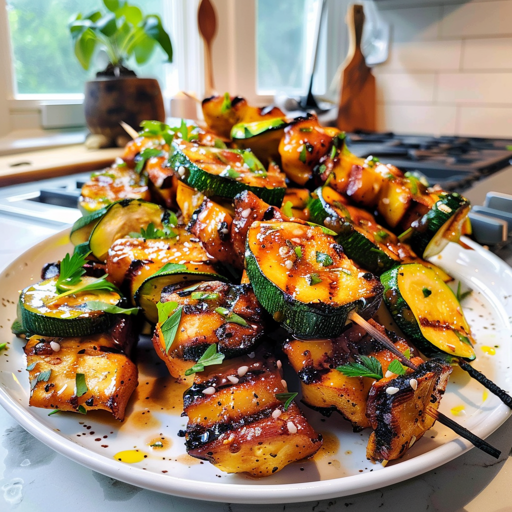 Grilled Zucchini for Memorial Day