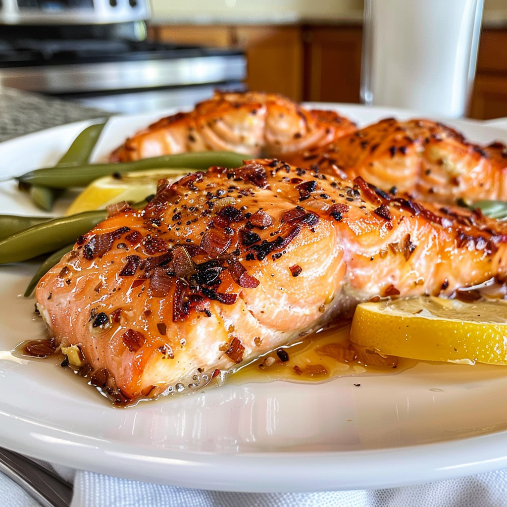 Butter Garlic Salmon Dish